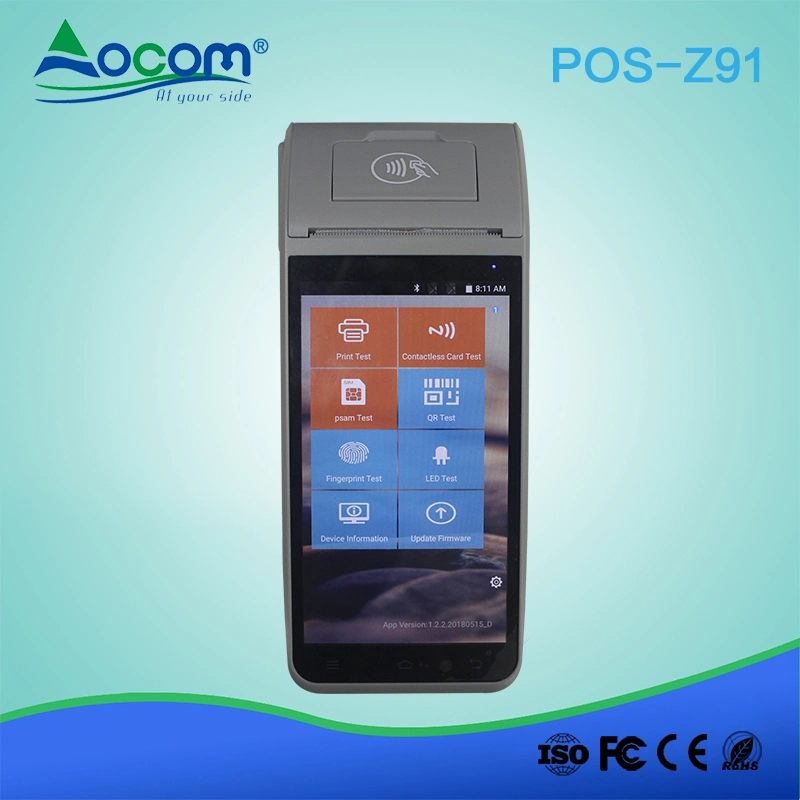 Wireless GPRS 5.5 Inch Touch Screen Mobile POS Systems