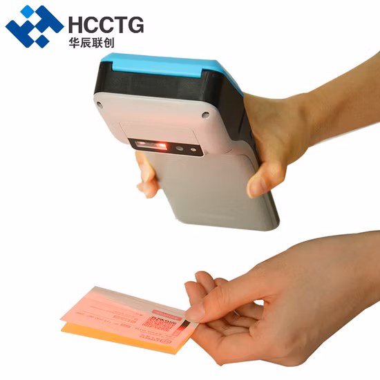 Touch screen da 6,0 pollici POS 4G+Bt Gms Sistemi POS Android 11 con impronta digitale/stampante per ristoranti/vendita al dettaglio Z500c
