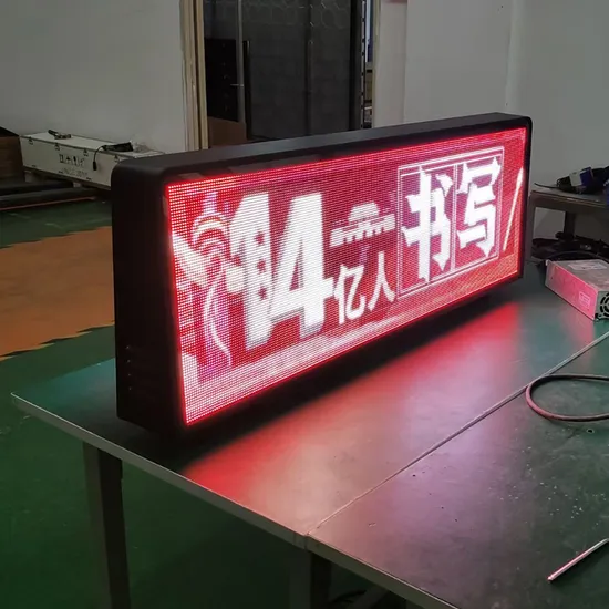 Display a LED per autobus e taxi mobili con controllo wireless leggero per esterni con elevata luminosità regolabile